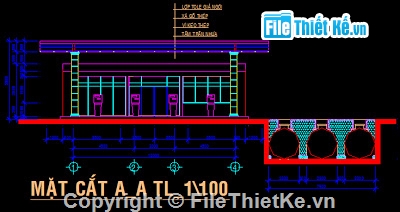 cây xăng,bản vẽ cây xăng,thiết kế cây xăng